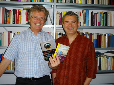 Ilija Trojanow und Gerhard Blaboll beim Radiointerview