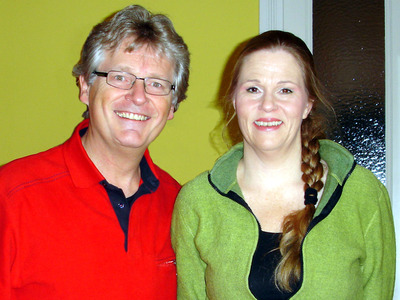 Åsa Elmgren und Gerhard Blaboll beim Radiointerview