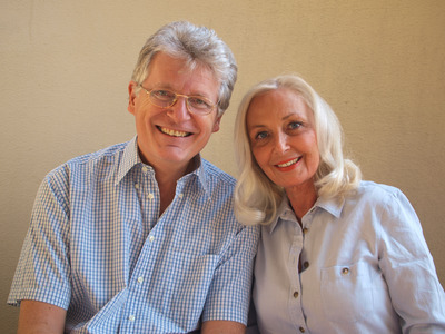 Irene Budischowsky und Gerhard Blaboll beim Radiointerview