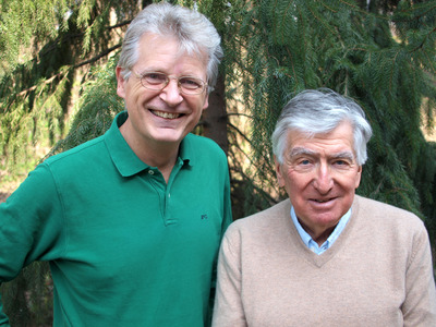 Heinz Zednik und Gerhard Blaboll beim Radiointerview
