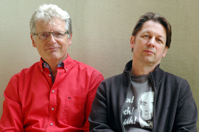 Peter Havlicek und Gerhard Blaboll beim Radiointerview