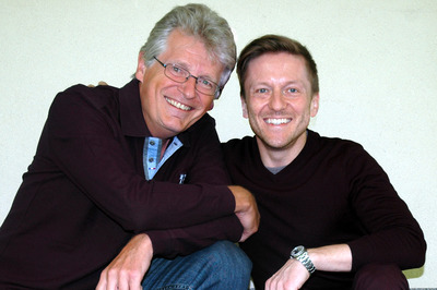 Andreas Gergen und Gerhard Blaboll beim Radiointerview