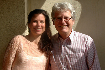 Julia Koci und Gerhard Blaboll beim Radiointerview