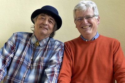 Peter Steinbach und Gerhard Blaboll beim Radiointerview