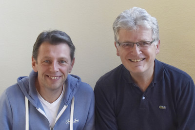 Martin Kosch und Gerhard Blaboll beim Radiointerview