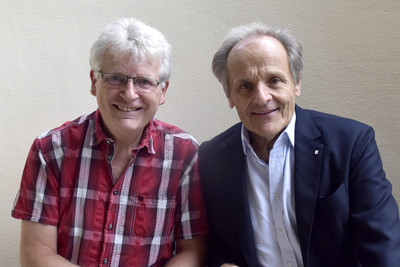 Stephan Paryla-Raky und Gerhard Blaboll beim Radiointerview