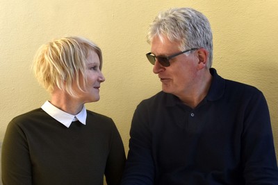 Sabine Maier und Gerhard Blaboll beim Radiointerview