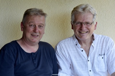 Gerald Preinfalk und Gerhard Blaboll beim Radiointerview