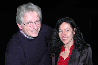 Isolde Engeljehringer und Gerhard Blaboll beim Radiointerview